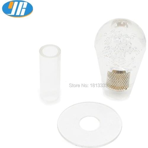 Arcade Joystick Parts SANWA Joystick American crystal ball + Clear Protective sleeve + Dust gasket 5 Colors Available