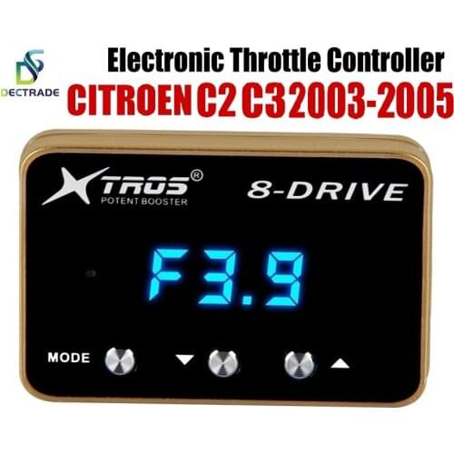 DECTRADE Car Electronic Throttle Controller Racing Accelerator Potent Booster For Citroen C2 C3 2003-2005 Tuning Parts 8 Drive