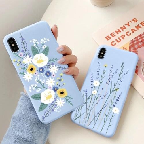 Flowers Case For Huawei Nova 5t P Smart 2019 2020 Plus Z P30 P40 Lite E Pro P50 Y6 Y7 Y9 2017 Y8P Y8S Mate 10 20 Lite Pro Fundas