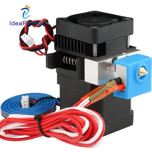 3D Printer MK8 MK9 Extruder Left/Right Hand Plastic 40mm Height Stepper Motor 0.4mm Nozzle 1.75/3.0mm with cooling fan full kit