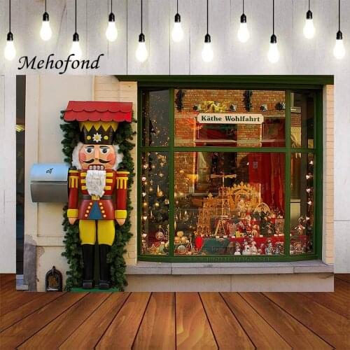 Mehofond Photography Background Winter Merry Christmas Glitter Window Gift Family Kids Party Portrait Backdrop Photo Studio Prop