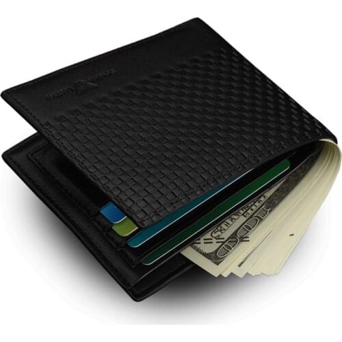 New Wallet Mens Short Wallet Hot Sale Retro Multi-card Short Wallet Multifunctional PU Waterproof Wallet Coin Clip Wallet