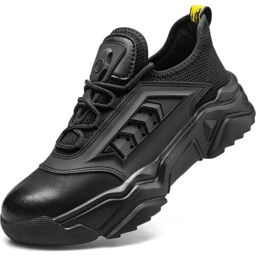 Brand Light Steel Toe Cap Men Work Safety Shoes Women Boots Breathable Designer Retro Sneakers Non-slip Indestructible Shoes