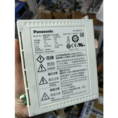 MKDET1310P 200V AC Servo Drive Tested Panasonic Used
