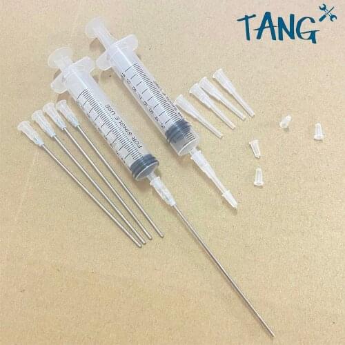 10pcs 10ml Ink Refill Tool Syringe & Blunt long Needle For EPSON Canon HP Brother CISS Tank Cartridge Refilling Ink Kit