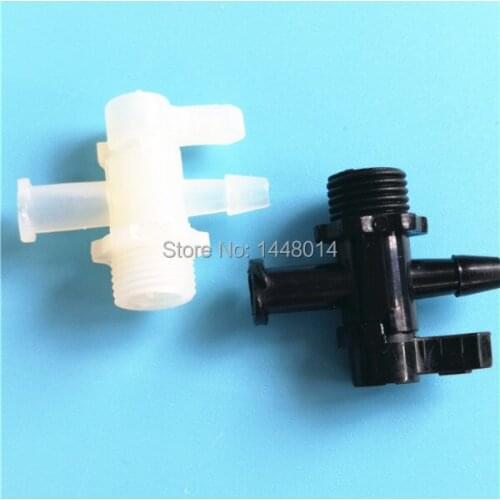 Outdoor large format printer spare parts Plastic 3 ways valve for Mimaki Roland Mutoh Xenons ink valve 5pcs free shipping