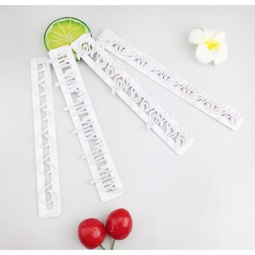 New 4Pcs Cake Embossing Mold Cake Mold Biscuit Molds Cake Decoration Tools Baking Mould Kitchen Accessories For Coffee Home Hot