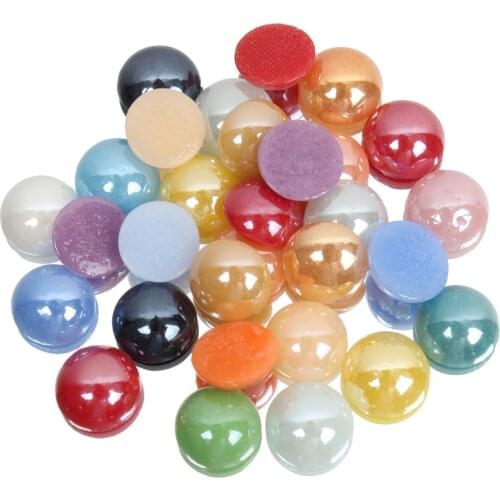 Mix Colors Half round Ceramic bead Rhinestone 11 size for chose 3D Nail Art Beauty Jewelry Decoration repair craft