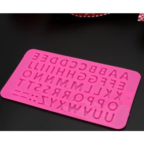26 Alphabet Letters Ice Cube Tray Silicone Mold Resin Jewelry Making Craft Tool