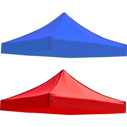 Replacement Camping Tent Top Cover Umbrella Sunshade Sun Shelter Waterproof UV Protection 4 Corners Tarp for Picnic Hiking