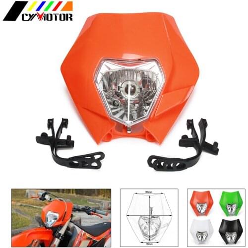 Motorcycle Universal Headlight Headlamp Light For KTM EXC EXCF SX XC XCF XCW XCFW SMR SXS 125 150 250 350 450 525 530 Dirt Bike