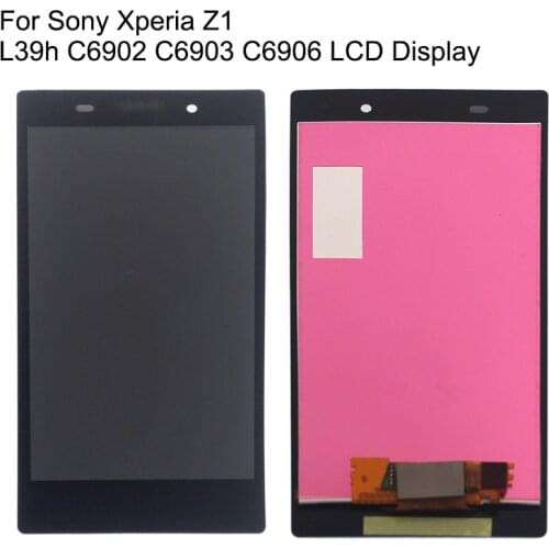 For Sony Xperia Z1 L39h C6902 C6903 C6906 LCD Display Touch Screen Sensor Phone Accessories With Free Shipping And Gift Tools