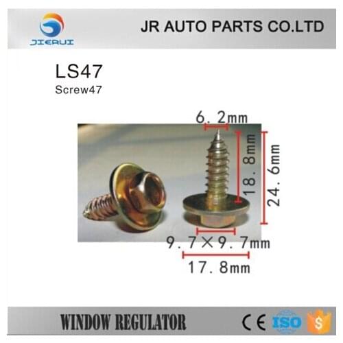 10x General screws, metal clips, water pipes