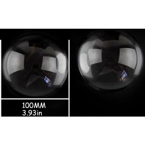 2pcs/lot Beautiful Crystal Half Ball 100mm K9 Glass Dome Paperweight Half Ball For Home Decoration Hot Sales