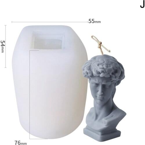 3D Silicone DIY Handmade Candle Mould Roman Column Mold Diy Tools for Mousse Dessert Jelly Candle Soap AA