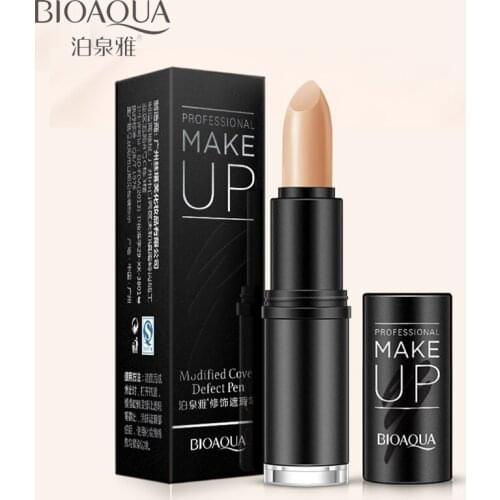 BIOAQUA Easy Color Concealer Cream Cover Defect Dark Circles Acne Spot Long Lasting Foundation Cream Face Makeup Cream