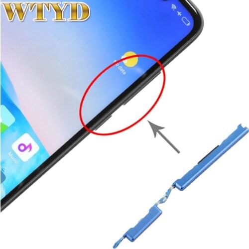 For Xiaomi Redmi Note 6 Pro Side Keys Button Replacement Part for Xiaomi Redmi Note 6 Pro Smartphone Key Button Spare Part