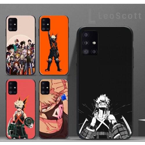 Katsuki bakugo my hero academia Phone Case For Samsung A32 A51 A52 A71 A50 A12 A21S S10 S20 S21 Plus Fe Ultra