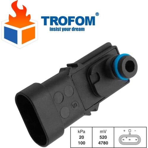 Map Sensor For RENAULT KANGOO CLIO ESPACE Fluence LAGUNA MASTER MEGANE Laguna Logan SCENIC TWINGO TRAFIC Wind 2508500QAA 5WK9881