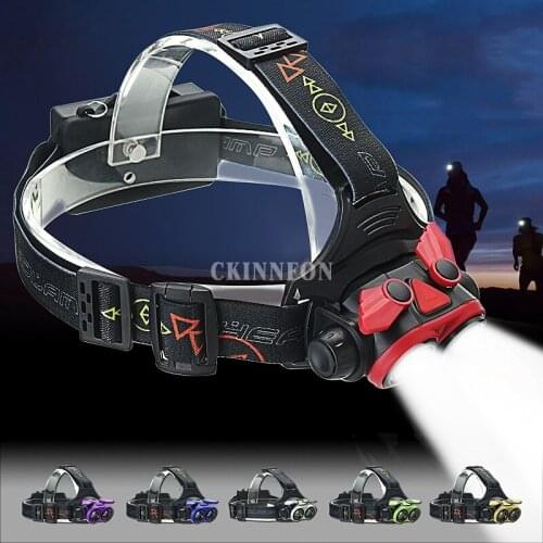 DHL 50PCS 300000LM T6 4 Modes Waterproof LED Zoom Headlamp Headlight Head Lamp Torch USB for Outdoor Camping