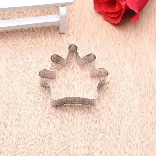 New Arrival 1pcs Cookie Tool Stainless Steel Cookie Biscuit Decoration Mold Crown Shape Cookie Cutters Candy Mold for child