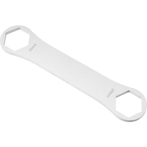 Front Fork Cap Spanner Stainless Steel 24/26mm MTB Front Fork Repair Wrench Tool