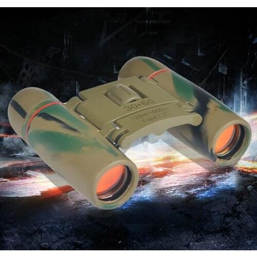 Hot sale high magnification HD night vision binoculars pocket low light binoculars professional camouflage 30x60 binoculars