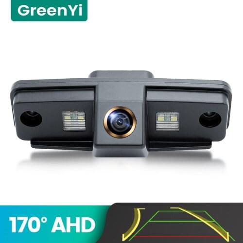 GreenYi 170° AHD 720P Trajectory Car Rear View Camera For SUBARU FORESTER OUTBACK IMPREZA SEDAN Tribeca Reverse Vehicle Parking