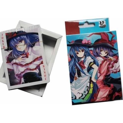Japanese style Anime Touhou Project Poker Cards Toy Cosplay Board Game Cards With Box Collection Gift