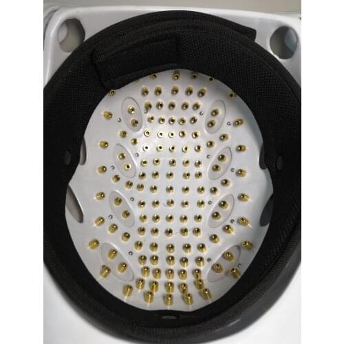 Laser Cap 64 / 128 Diodes 650nm Red Light LLLT Therapy Hair Regrowth Promoter Hair Loss Treatment Helmet With Glasses Blue