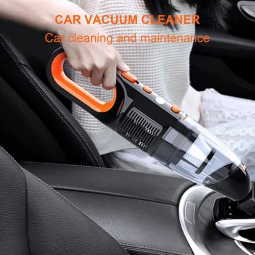 50% Hot Sales Vacuum Cleaner Cordless Powerful Suction Portable Large Capacity Battery Dust Collector US Plug for Car