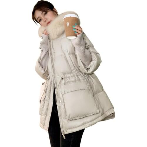Lingwave Women's Down Jackets With A Hood