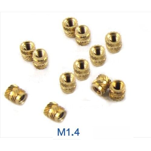 M1.4 Brass nut phone micro nut fastener,Circular Knurl nut precision electronic maitance repair screw kit parts
