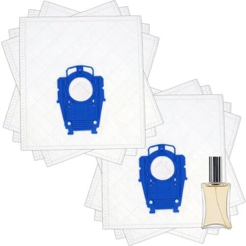 Vacuum Cleaner Dust Bag Compatible Brand Model Siemens VS 08GP 1266 Vacuum Cleaner Bag (10 Pieces) HT-TT0016-10-35