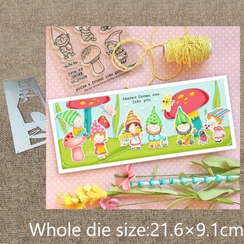 XLDesign Craft Metal Cutting Dies stencil mold Fairy Glade Scene Horizontal scrapbook Album Paper Card Craft Embossing die cuts