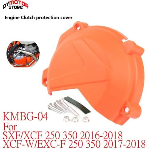 New Orange Engine Side Cover Clutch Protection Gaurd For Motorcycle SXF XCF 250/350 2016-2018 XCFW EXCF 250/350 2017-2018