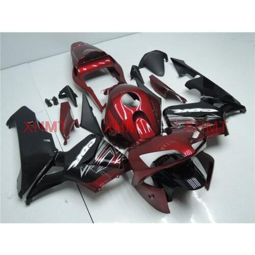 For CBR 600 RR 2003 - 2004 Plastic Fairings CBR 600 RR 04 Abs Fairing for Honda CBR600RR 2004 Black Red Fairings