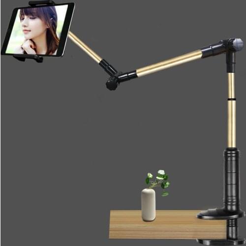 Folding Tablet PC Stand Support 4-14 Inch Tablet Lazy People Table/Bed Bracket for iPad iPhone Kindle 360 Rotation Strong Holder