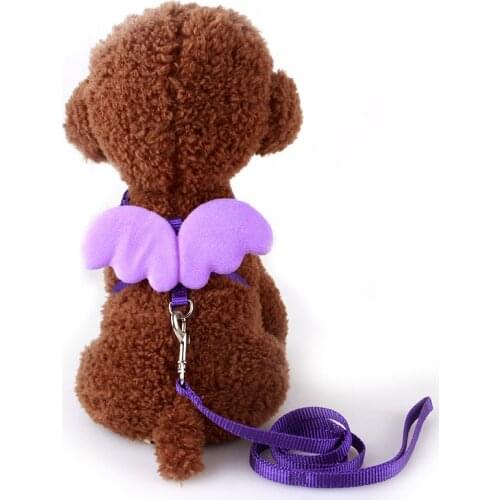 Cat Harness And Leash Set Wings Breathable Cat Collar Harnesses Vest For Small Medium Dog Cat