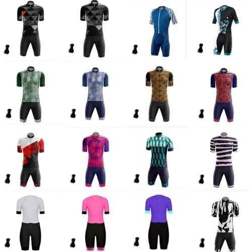 Pro Bicycle Team Short Sleeve Cycling Jersey Summer breathable Cycling Clothing Sets Shorts Cyclist Outfit With Gel men