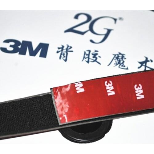 3/4" (20mm) width Self Adhesive hook and loop Tape with 3m glue.3m backing hook & loop.high temperature resistant