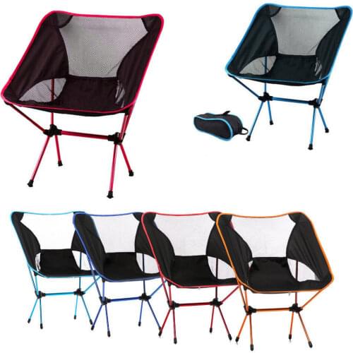 Folding Extended Hiking Seat Portable Collapsible Moon Chair Fishing Camping BBQ Stool Garden Ultralight Office Home Furniture