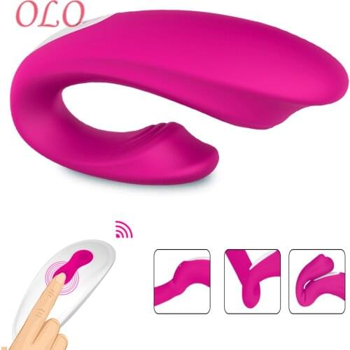 OLO Bendable Clitoris Vagina Stimulator Vibrator Sex Toys for Women Wireless Remote Control Couple Share G-spot Vibrator