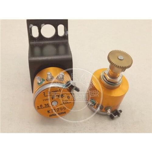 [VK] Used Japan F78 2K conductive plastic potentiometer with gear switch