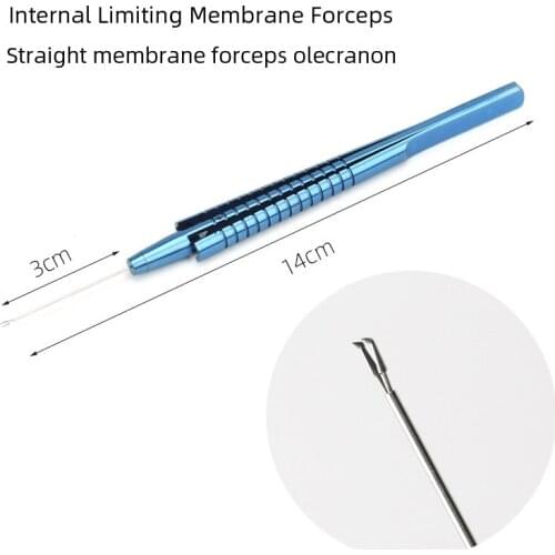 Internal Limiting Membrane Forceps Straight membrane forceps, olecranon type