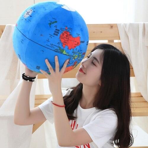 1pc 24/31cm Tellurion Plush Toy Terrestrial Globe Plush Doll Soft Stuffed Round Pillow Kids Birthday Gift Prop Toy Home Decor