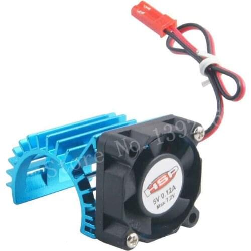 RC Car Motor Aluminum Alloy 380 390 Motor 28006 Heatsink DC 5V 0.12A Brush Brushless Fan HSP RC Parts For 1/16th Models Hobby