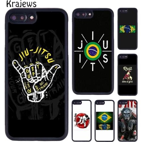 Krajews BJJ Brazilian Jiu Jitsu Phone Case Cover For iPhone 5 6s 7 8 plus X XR XS 11 12 pro max Samsung Galaxy S7 S8 S9 S10 plus