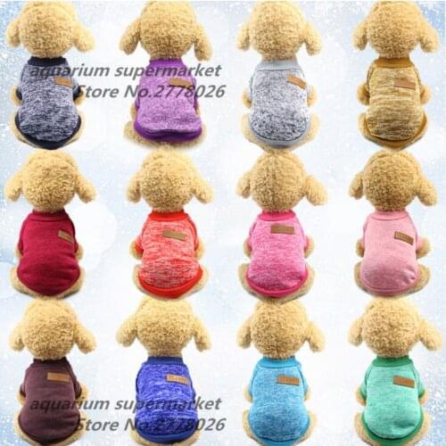 Dog Clothes For Small Dogs Soft Pet Dog Sweater Classic Clothing Summer Clothes Pet Outfit