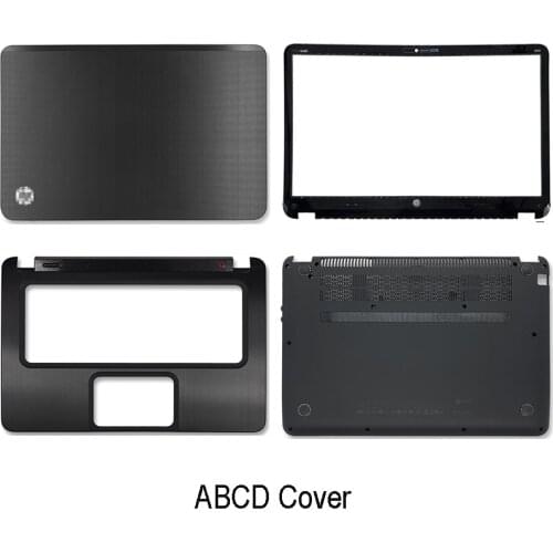 NEW LCD Back Cover/Front Bezel/Palmrest/Bottom Case Top A B C D Cover For HP Envy 4 ENVY 4-1000 4-1008 4-1040 692381-001 Black